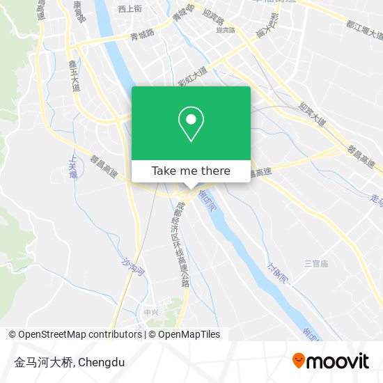 金马河大桥 map