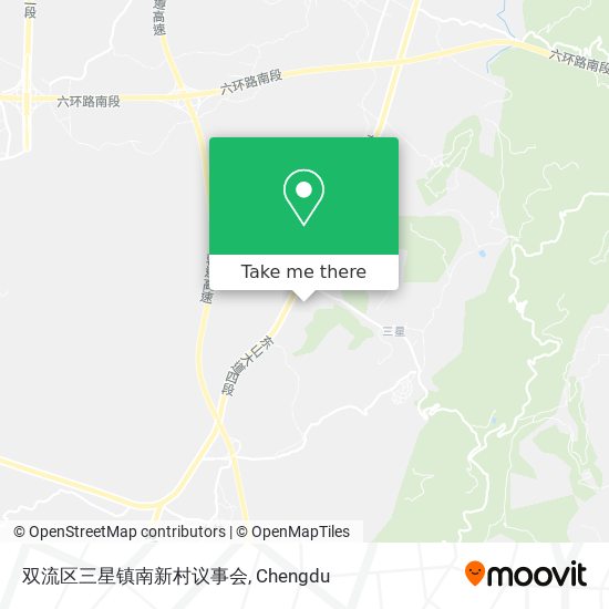 双流区三星镇南新村议事会 map