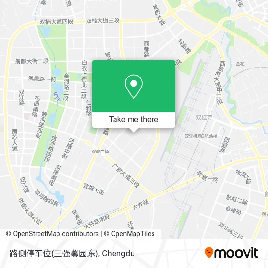 路侧停车位(三强馨园东) map