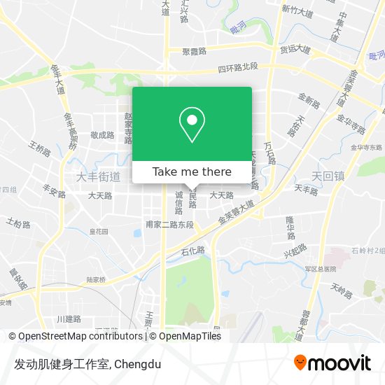 发动肌健身工作室 map