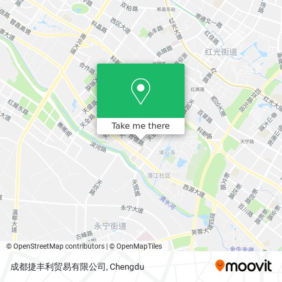 成都捷丰利贸易有限公司 map
