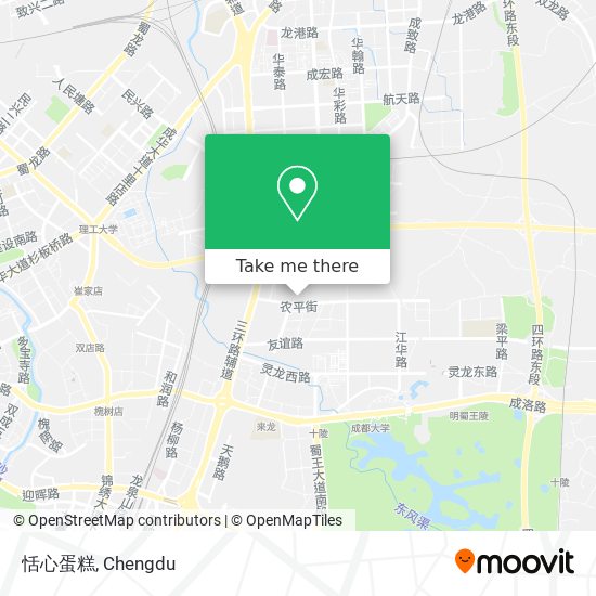 恬心蛋糕 map