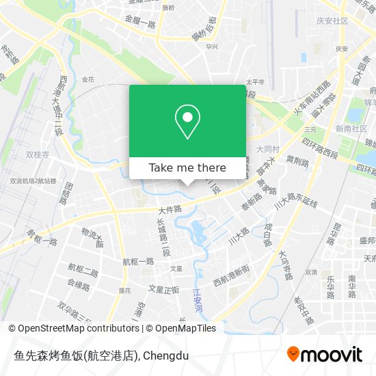 鱼先森烤鱼饭(航空港店) map