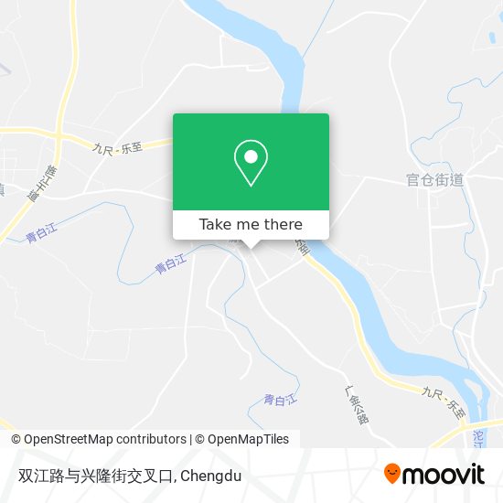 双江路与兴隆街交叉口 map