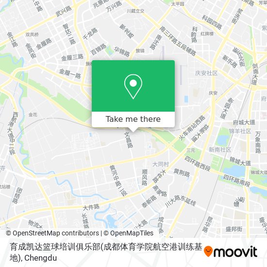 育成凯达篮球培训俱乐部(成都体育学院航空港训练基地) map