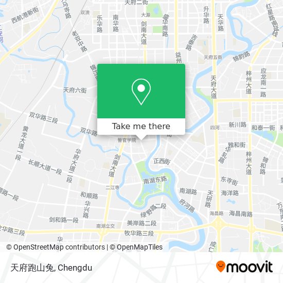 天府跑山兔 map