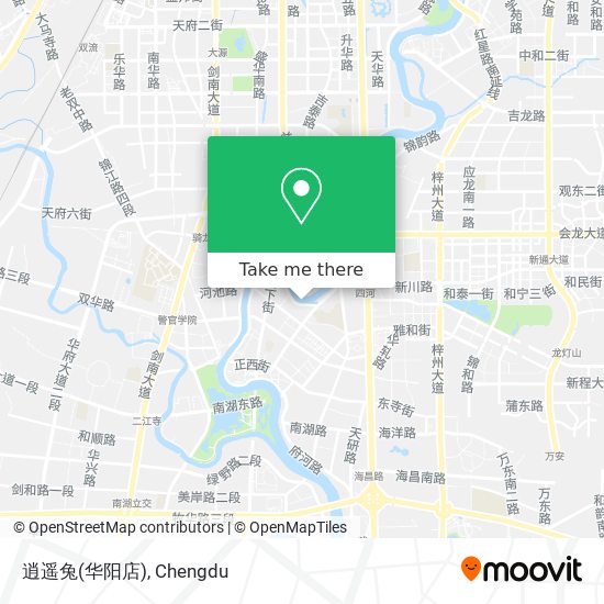 逍遥兔(华阳店) map