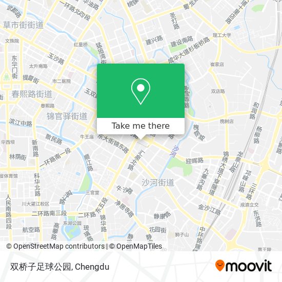 双桥子足球公园 map