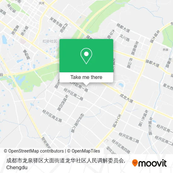 成都市龙泉驿区大面街道龙华社区人民调解委员会 map