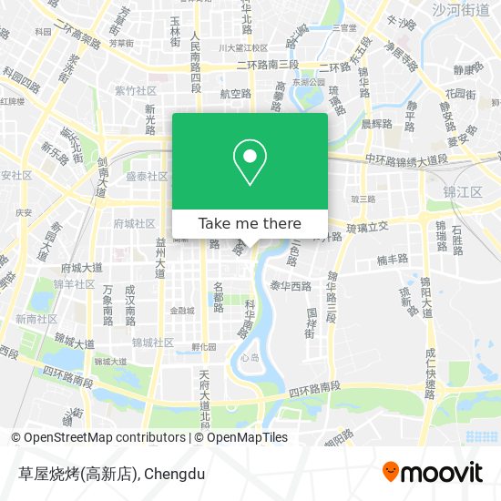 草屋烧烤(高新店) map
