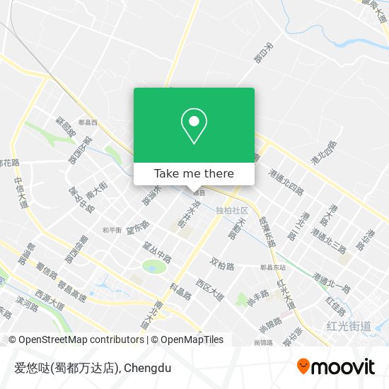 爱悠哒(蜀都万达店) map