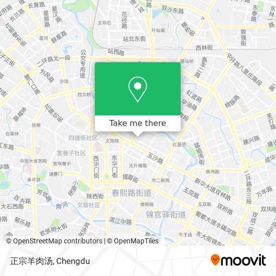 正宗羊肉汤 map