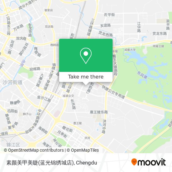 素颜美甲美睫(蓝光锦绣城店) map