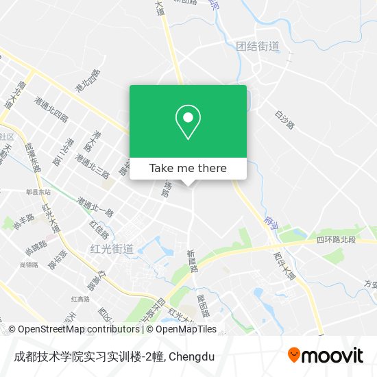 成都技术学院实习实训楼-2幢 map