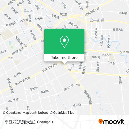 李豆花(凤翔大道) map