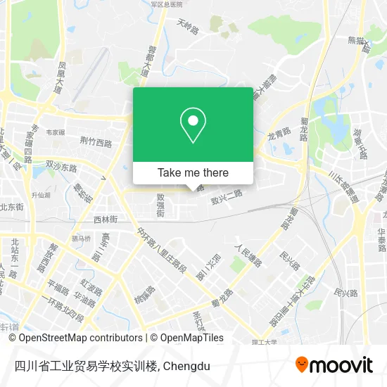 四川省工业贸易学校实训楼 map