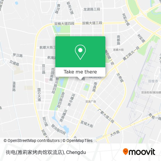 街电(雅莉家烤肉馆双流店) map