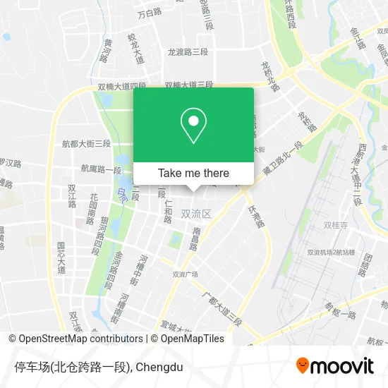 停车场(北仓跨路一段) map