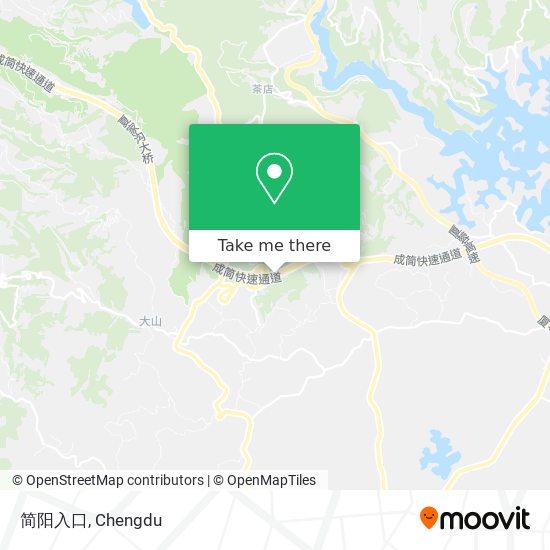 简阳入口 map