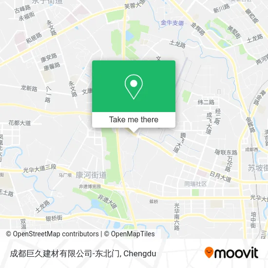 成都巨久建材有限公司-东北门 map