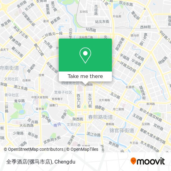 全季酒店(骡马市店) map