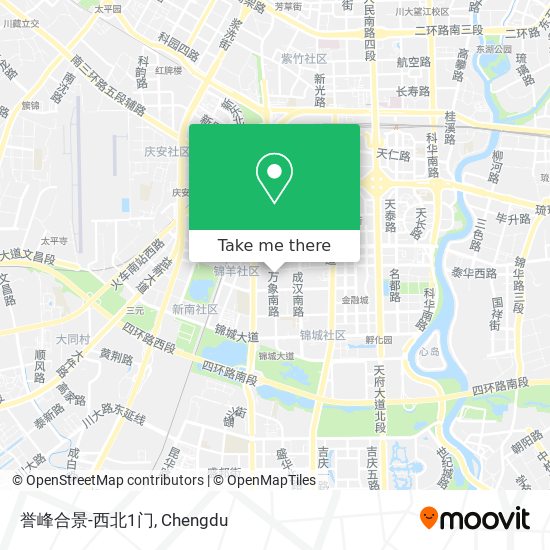 誉峰合景-西北1门 map