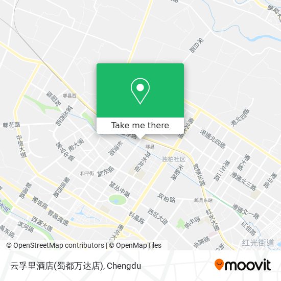 云孚里酒店(蜀都万达店) map