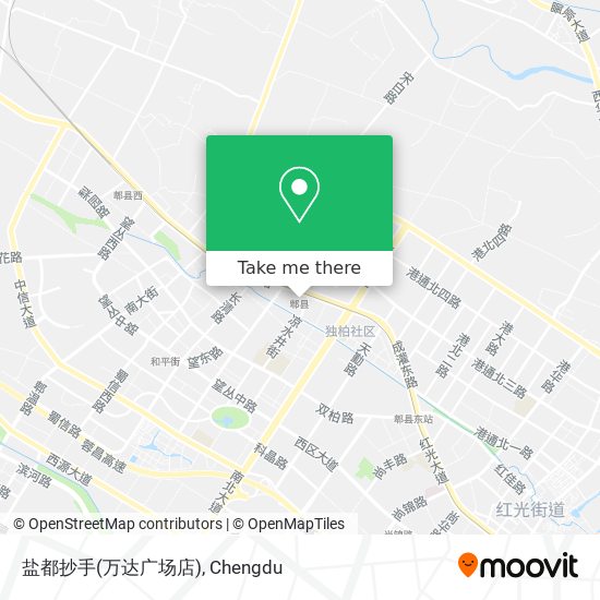 盐都抄手(万达广场店) map