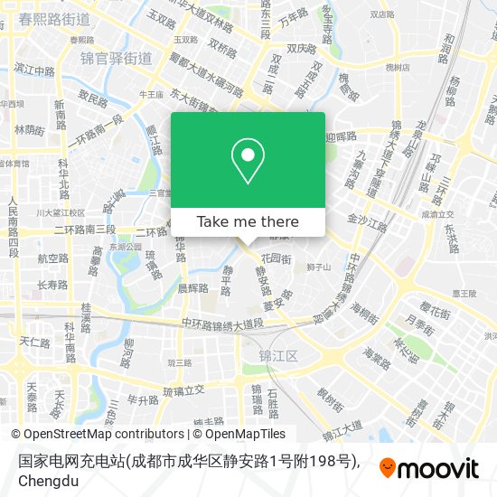 国家电网充电站(成都市成华区静安路1号附198号) map
