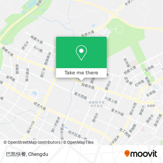 巴凯快餐 map