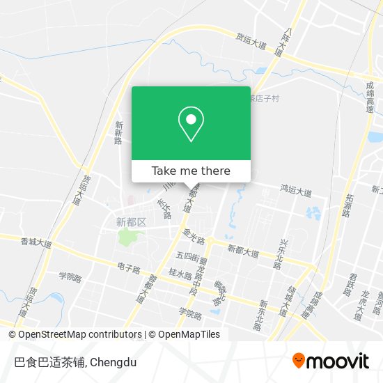 巴食巴适茶铺 map