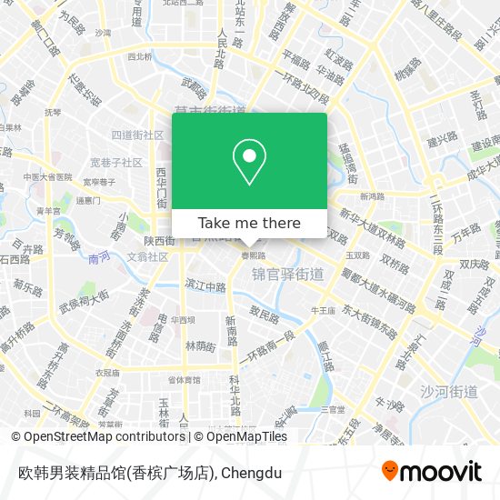 欧韩男装精品馆(香槟广场店) map