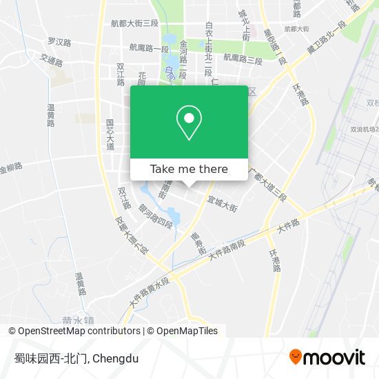 蜀味园西-北门 map