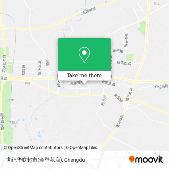 世纪华联超市(金壁苑店) map