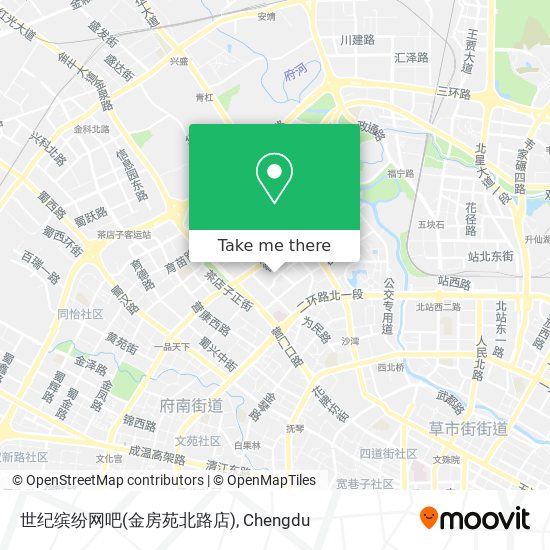 世纪缤纷网吧(金房苑北路店) map