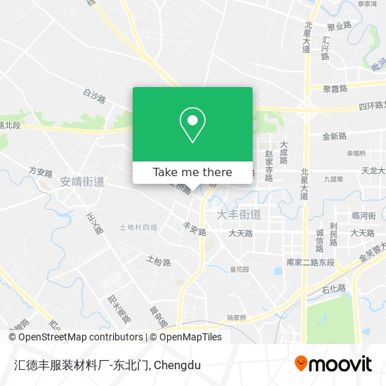 汇德丰服装材料厂-东北门 map