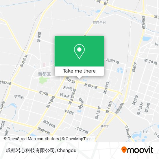 成都岩心科技有限公司 map
