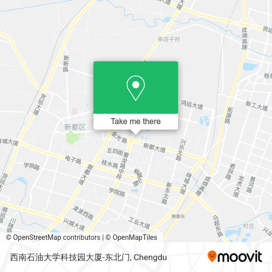 西南石油大学科技园大厦-东北门 map