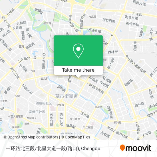 一环路北三段/北星大道一段(路口) map