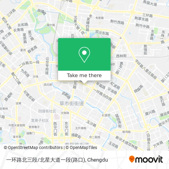 一环路北三段/北星大道一段(路口) map
