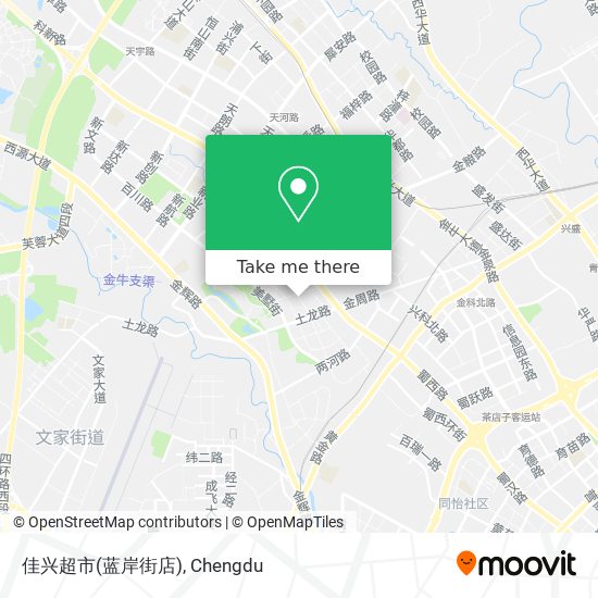 佳兴超市(蓝岸街店) map