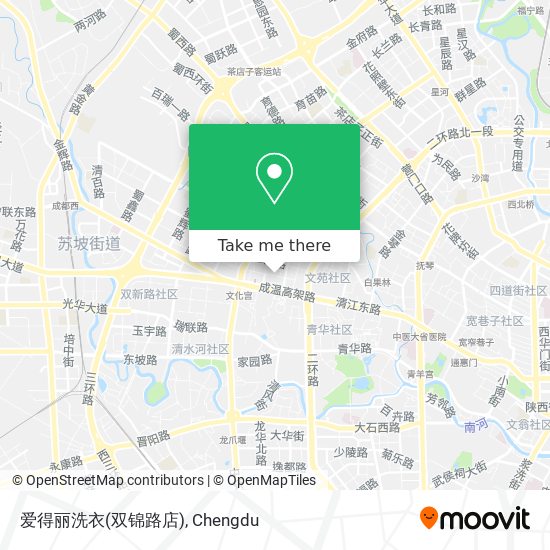 爱得丽洗衣(双锦路店) map