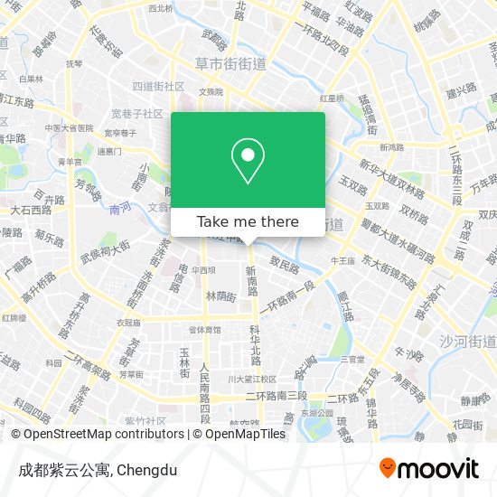 成都紫云公寓 map
