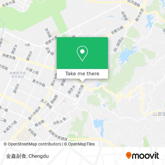 金鑫副食 map