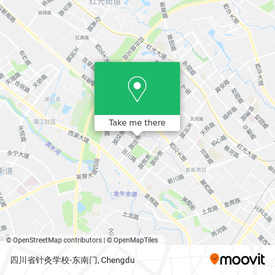 四川省针灸学校-东南门 map