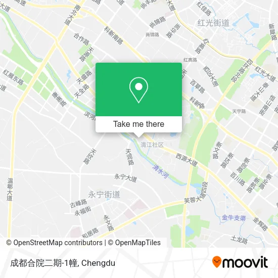 成都合院二期-1幢 map