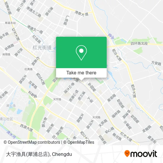 大宇渔具(犀浦总店) map