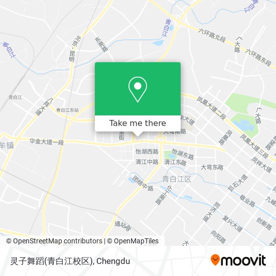 灵子舞蹈(青白江校区) map