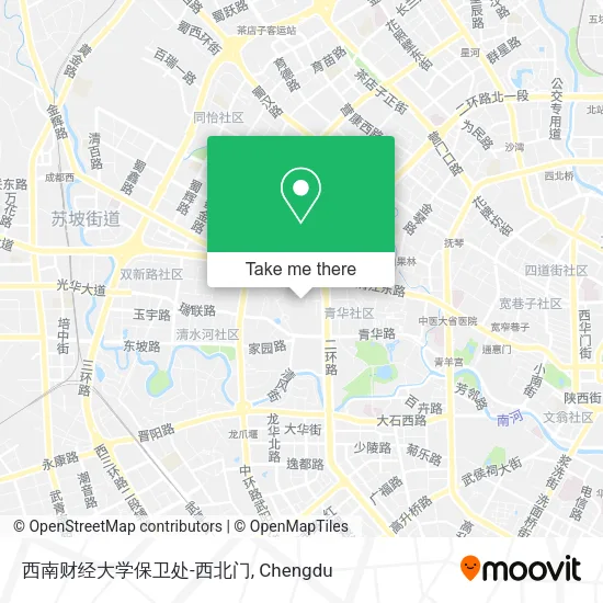西南财经大学保卫处-西北门 map