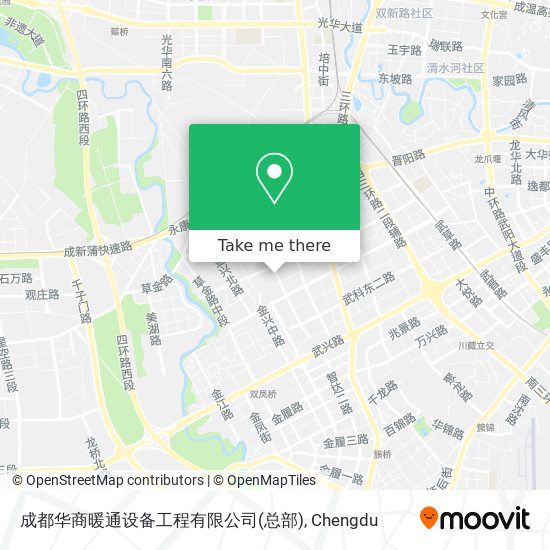 成都华商暖通设备工程有限公司(总部) map